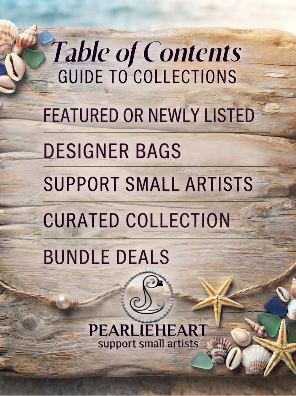 Welcome Page (Table of Contents)